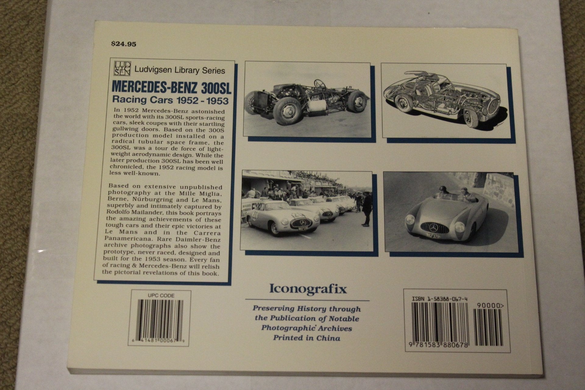 Mercedes-Benz 300SL: Racing Cars 1952-1953 (Ludvigsen Library)