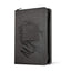 NLT Compact Zipper Bible, Filament Enabled (LeatherLike, Charcoal Patch, Red Letter)