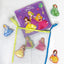 Disney Princess Bath Time Books - Activity Books for kids, Bath book, 6 Padded suction cups, 1 Mesh bag