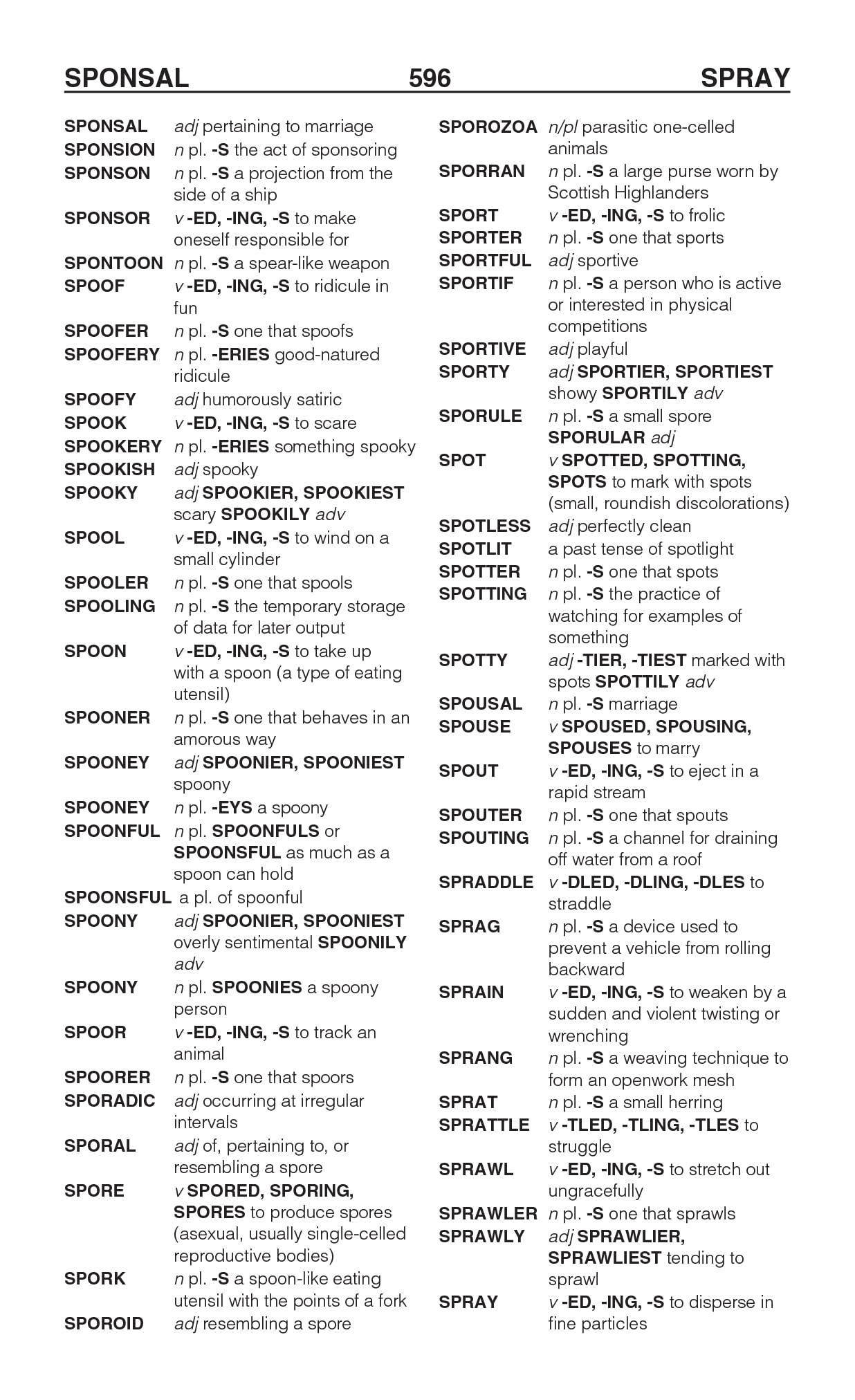 The Official SCRABBLE Players Dictionary, Seventh Ed., Newes