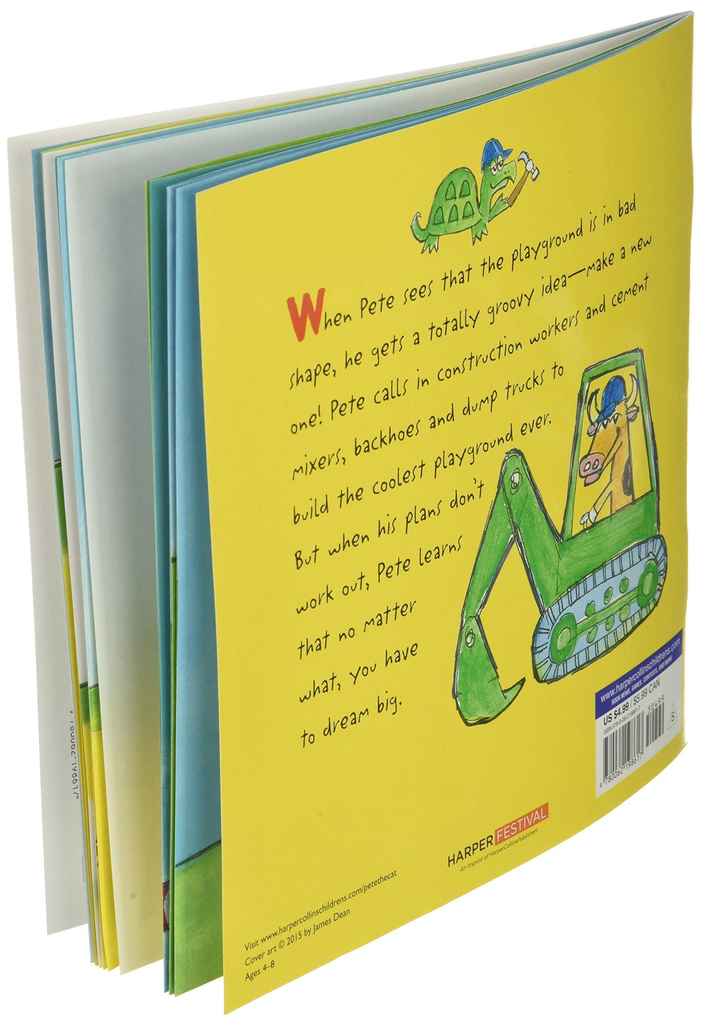 Pete the Cat: Construction Destruction: Includes Over 30 Stickers! - A Groovy Building Story About Playground Creation, Teamwork, and Dreaming Big