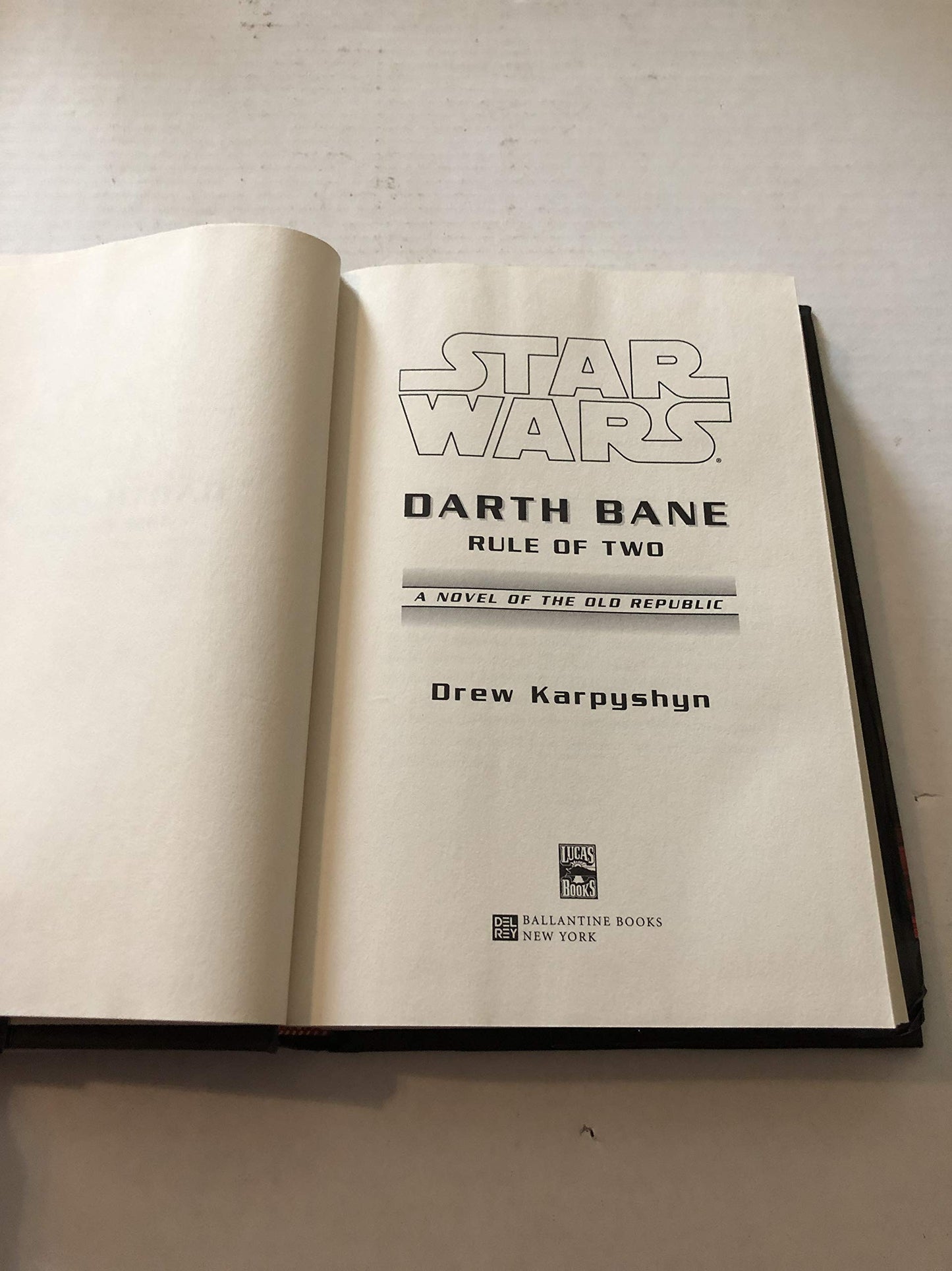 Rule of Two (Star Wars: Darth Bane, Book 2)