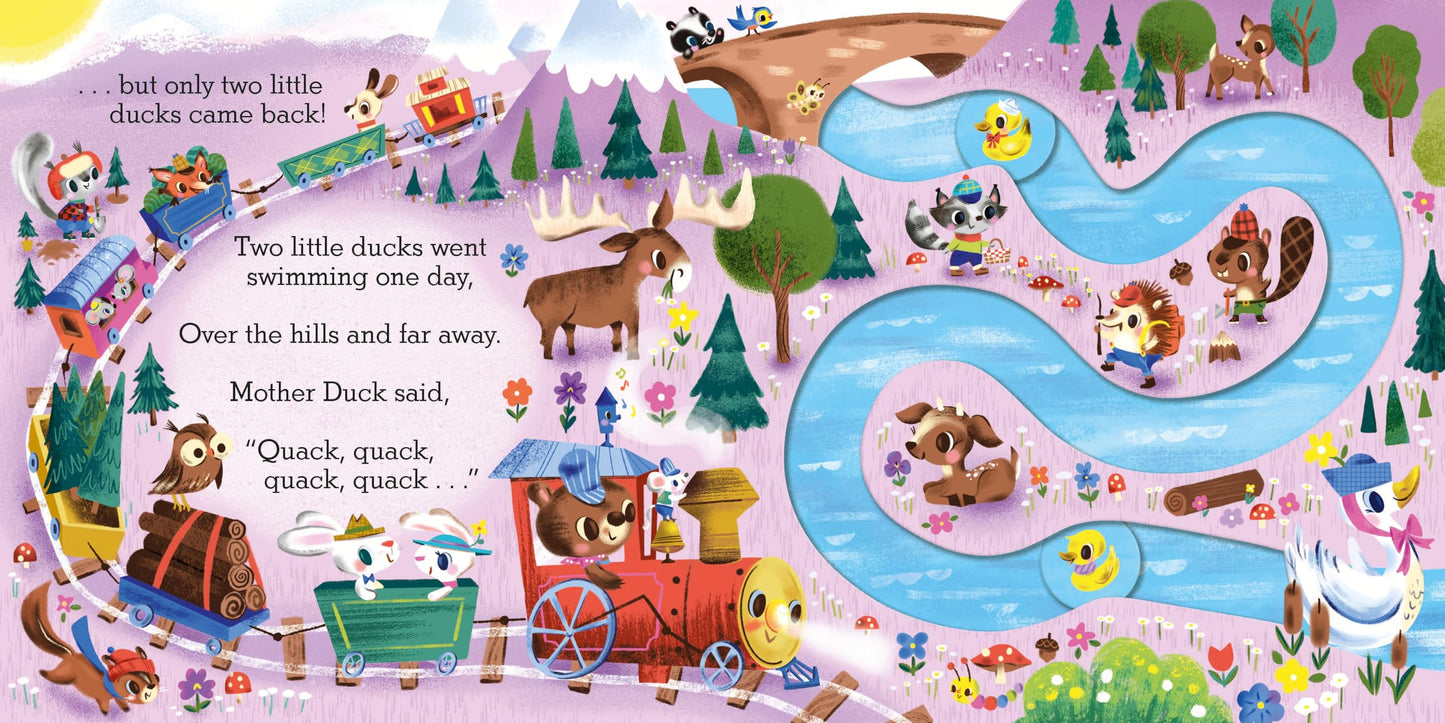 Macmillan Childrens Books Five Little Ducks A Nursery Rhyme Counting Book for Toddlers (Slide and Count).