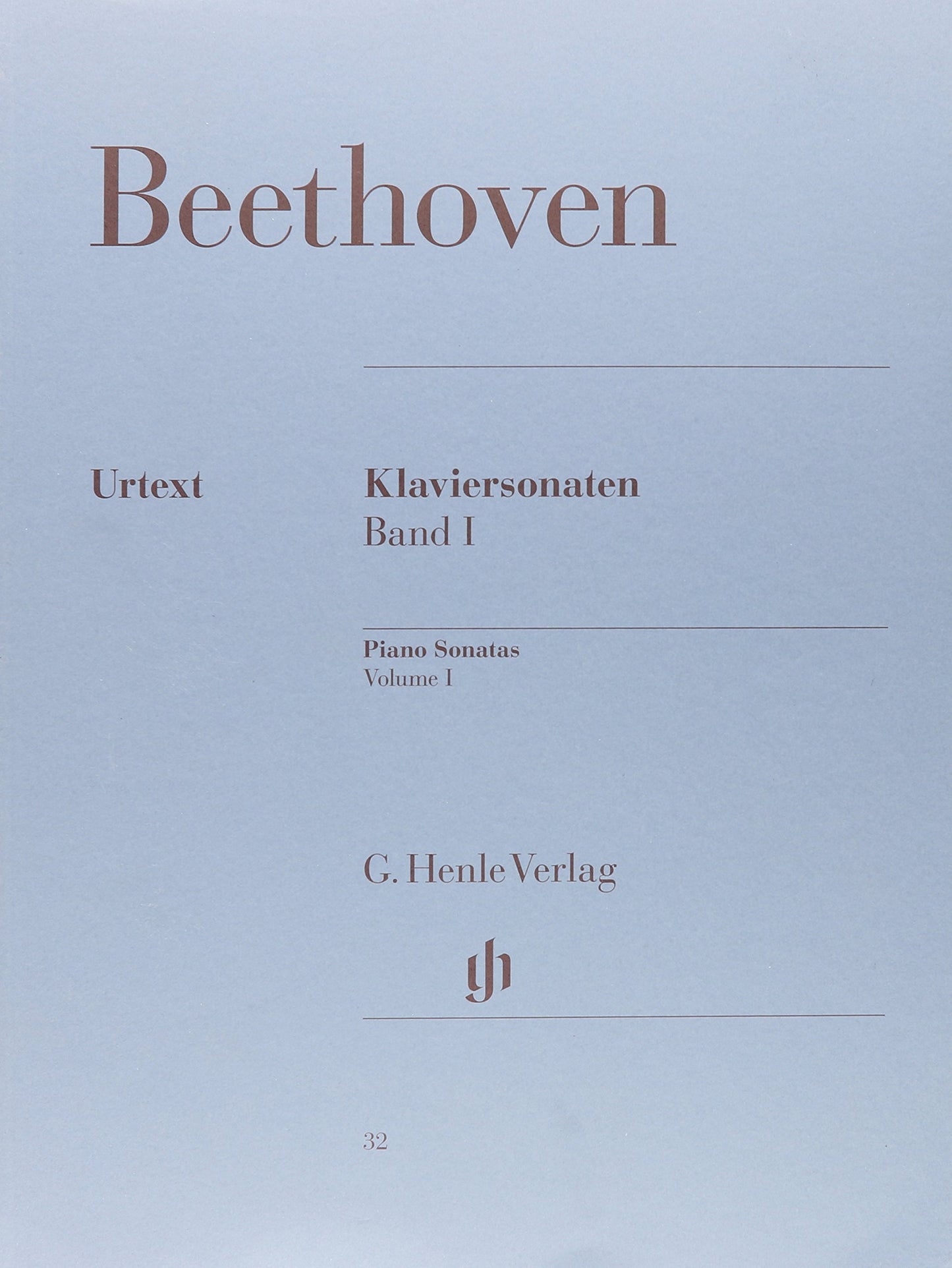 Piano Sonatas Volume I Beethoven (Multilingual Edition)