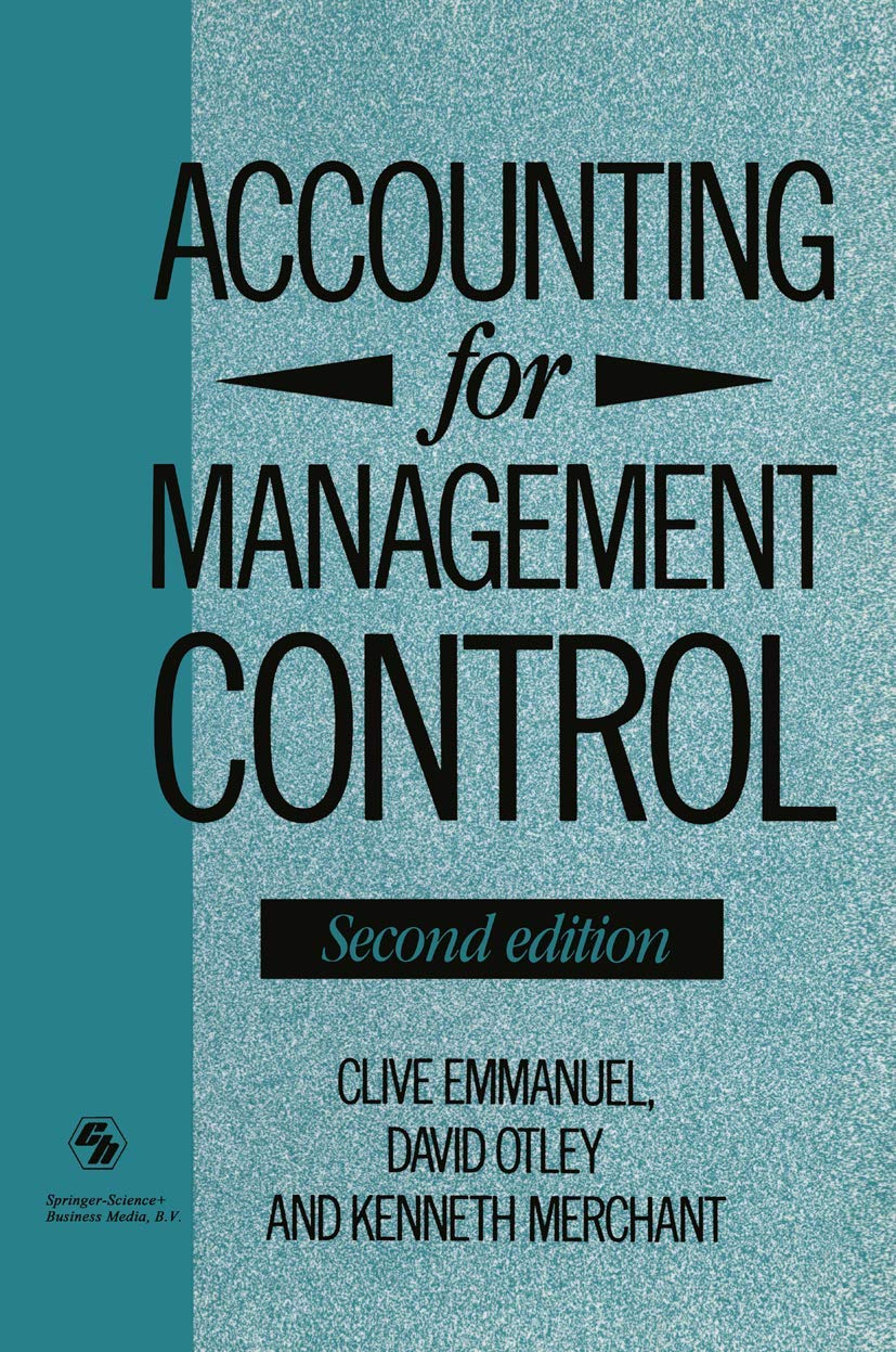 Accounting for Management Control (The Routledge History of Economic Thought Series)