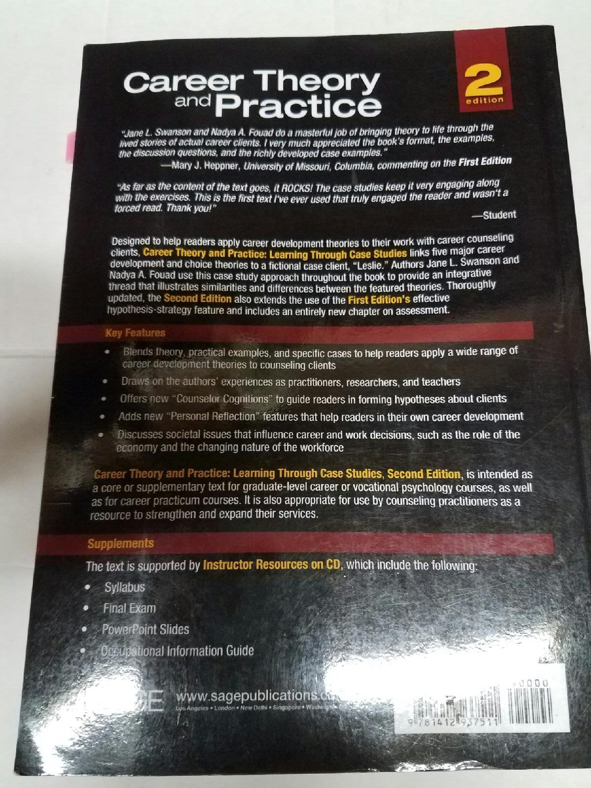 Career Theory and Practice: Learning Through Case Studies