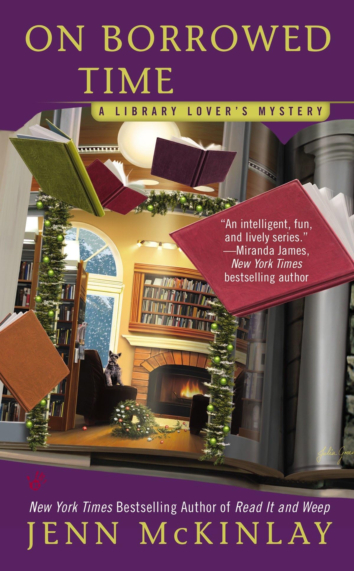 On Borrowed Time (A Library Lover's Mystery)