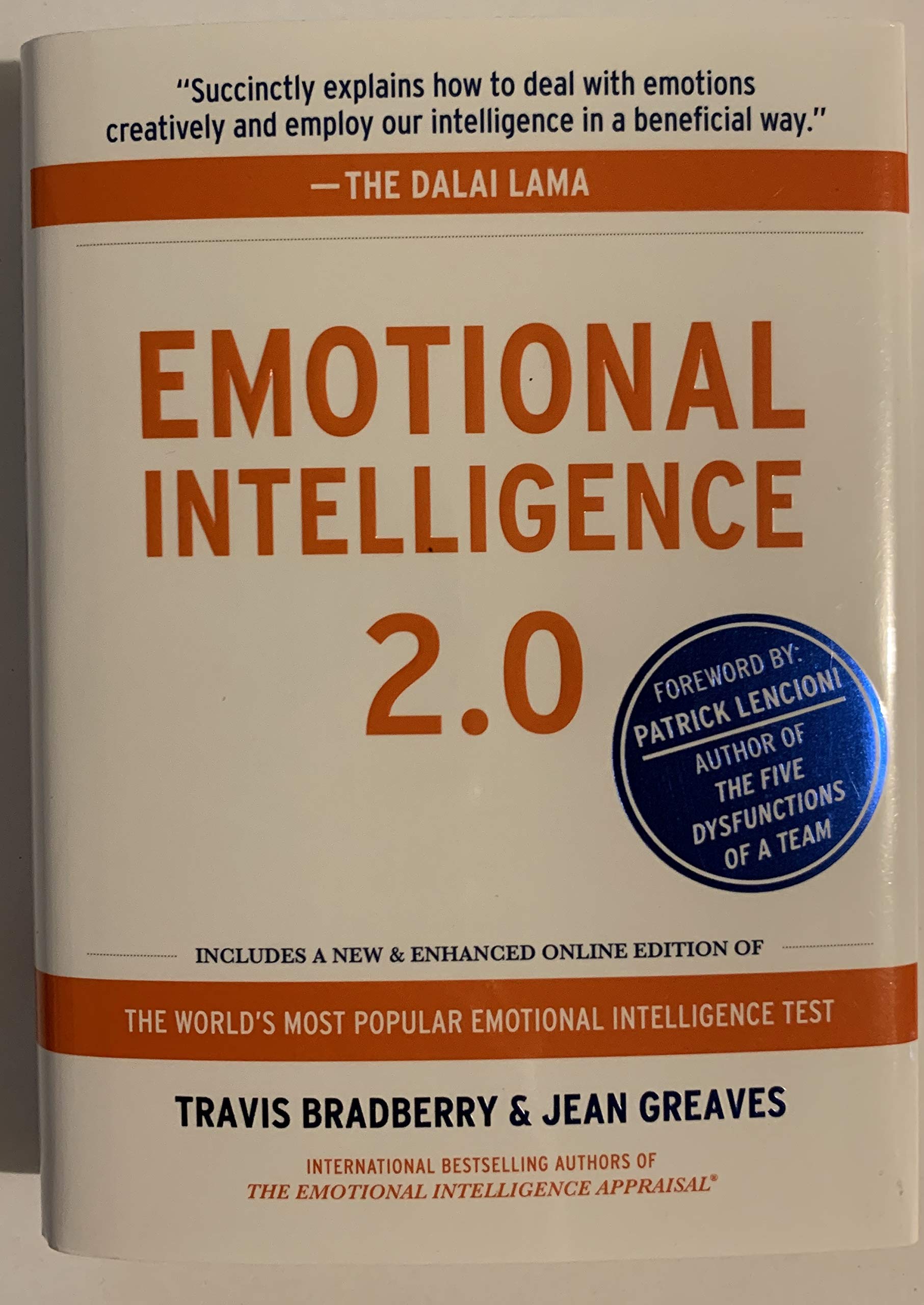 Emotional Intelligence 2.0 Hardcover - June 16, 2009 By Travis Bradberry