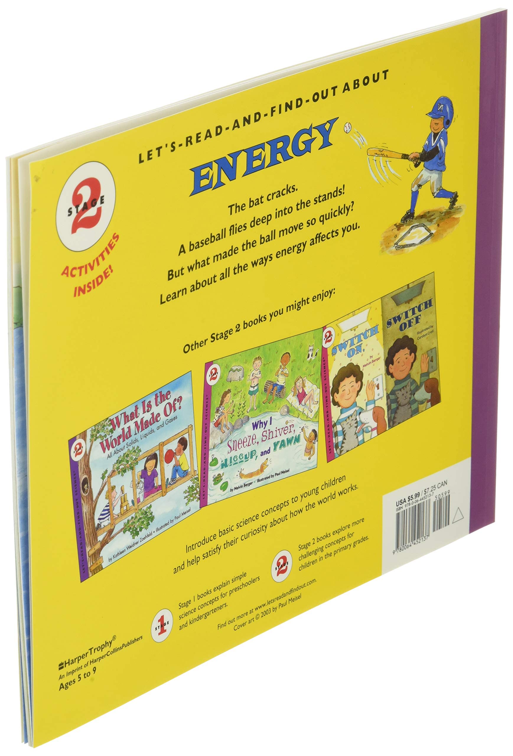 Energy Makes Things Happen (Rise and Shine) (Let's-Read-and-Find-Out Science 2)