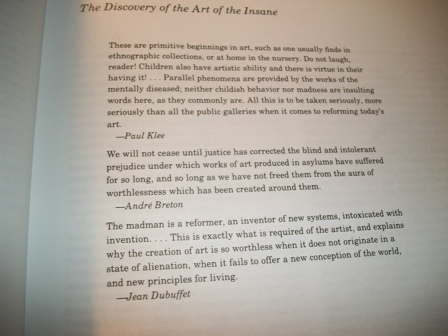 The Discovery of the Art of the Insane by MacGregor, John M.