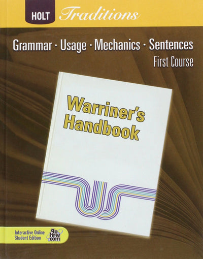 Warriners Handbook, First Course