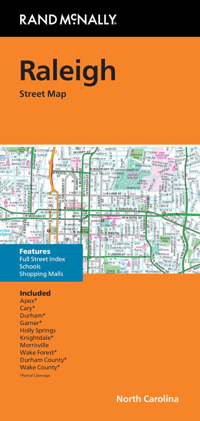 Rand McNally Folded Map: Raleigh Durham Street Map