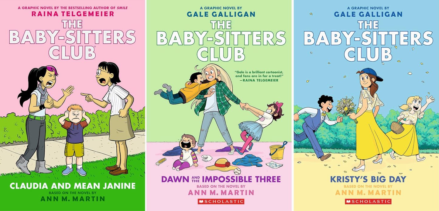 The Baby Sitters Club Graphic Novels Complete Collection Set (Books 1-18) - Graphix Series by Ann M. Martin