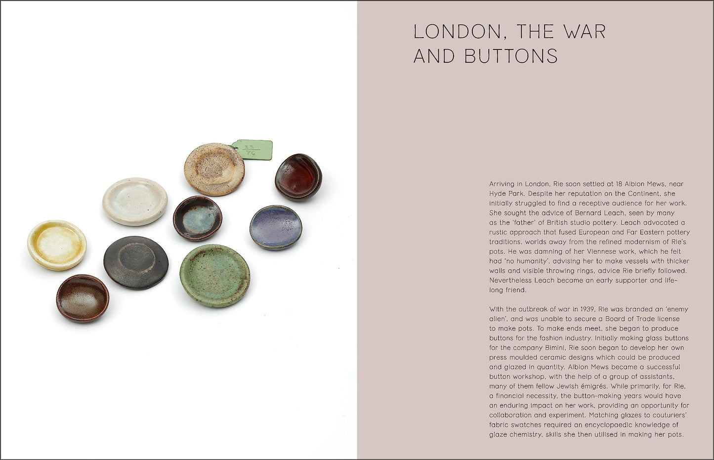 Lucie Rie: The Adventure of Pottery