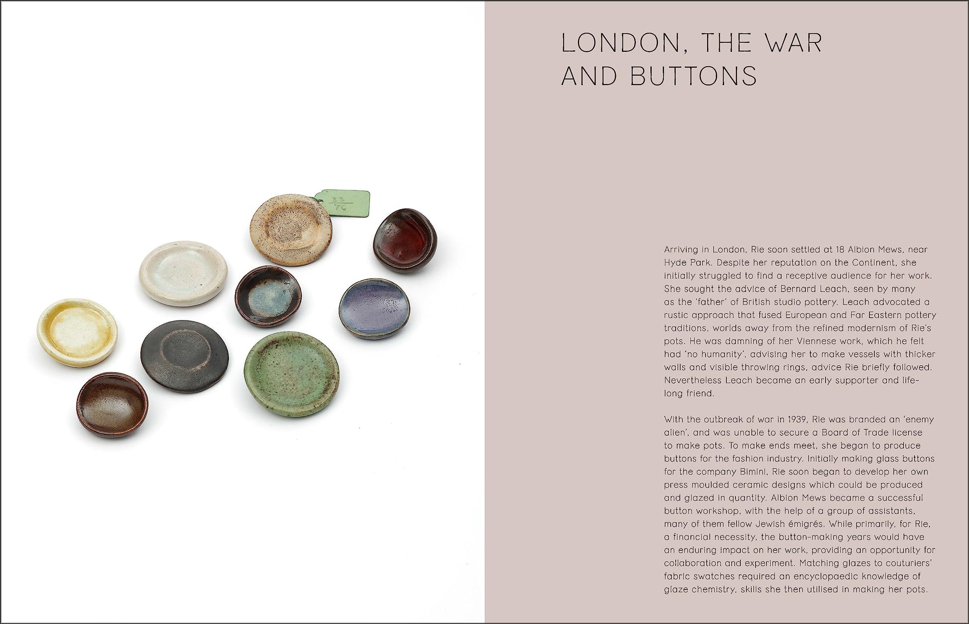 Lucie Rie: The Adventure of Pottery