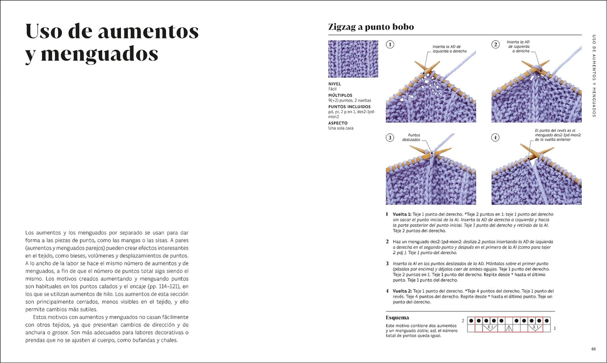 Punto paso a paso (Knitting Stitches Step-by-Step) (Spanish Edition)
