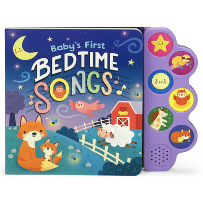 Baby's First Bedtime Songs - Children's Song Board Book with 6 Sing-Along Tunes (Interactive Children's Song Book with 6 Sing-Along Tunes)
