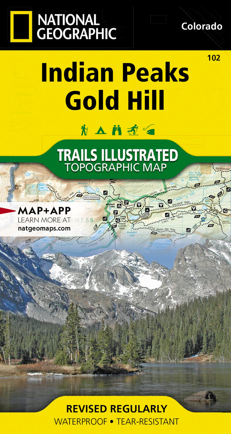 Indian Peaks, Gold Hill (National Geographic Trails Illustrated Map) (National Geographic Trails Illustrated Map, 102)