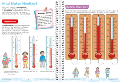 School Zone - Big Science Workbook - 320 Spiral Pages, Ages 7 to 9, 2nd Grade, 3rd Grade, Weather, Seeds, Plants, Insects, Mammals, Ocean Life, Birds, and More (Big Spiral Bound Workbooks)