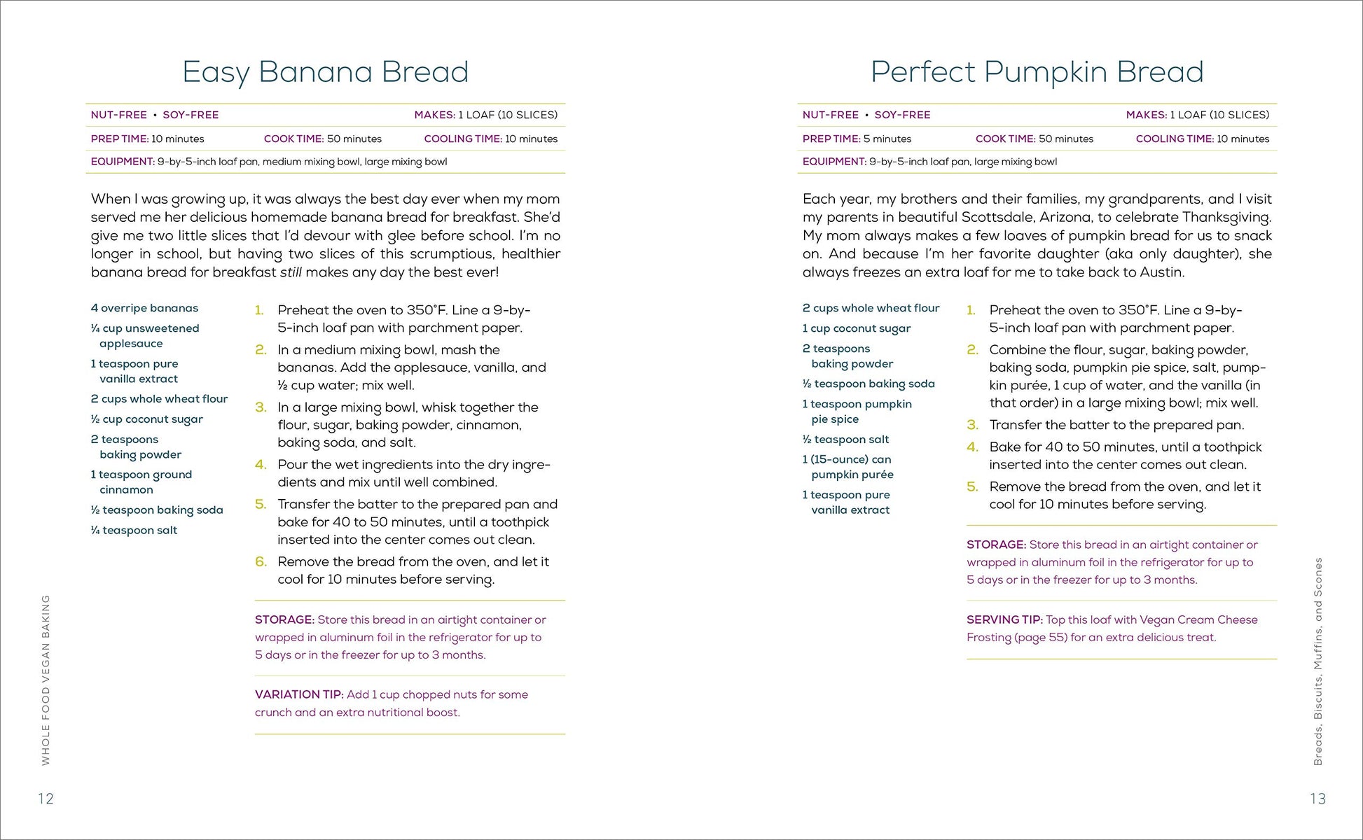 Whole Food Vegan Baking: Delicious Recipes Using Healthy, Natural Ingredients
