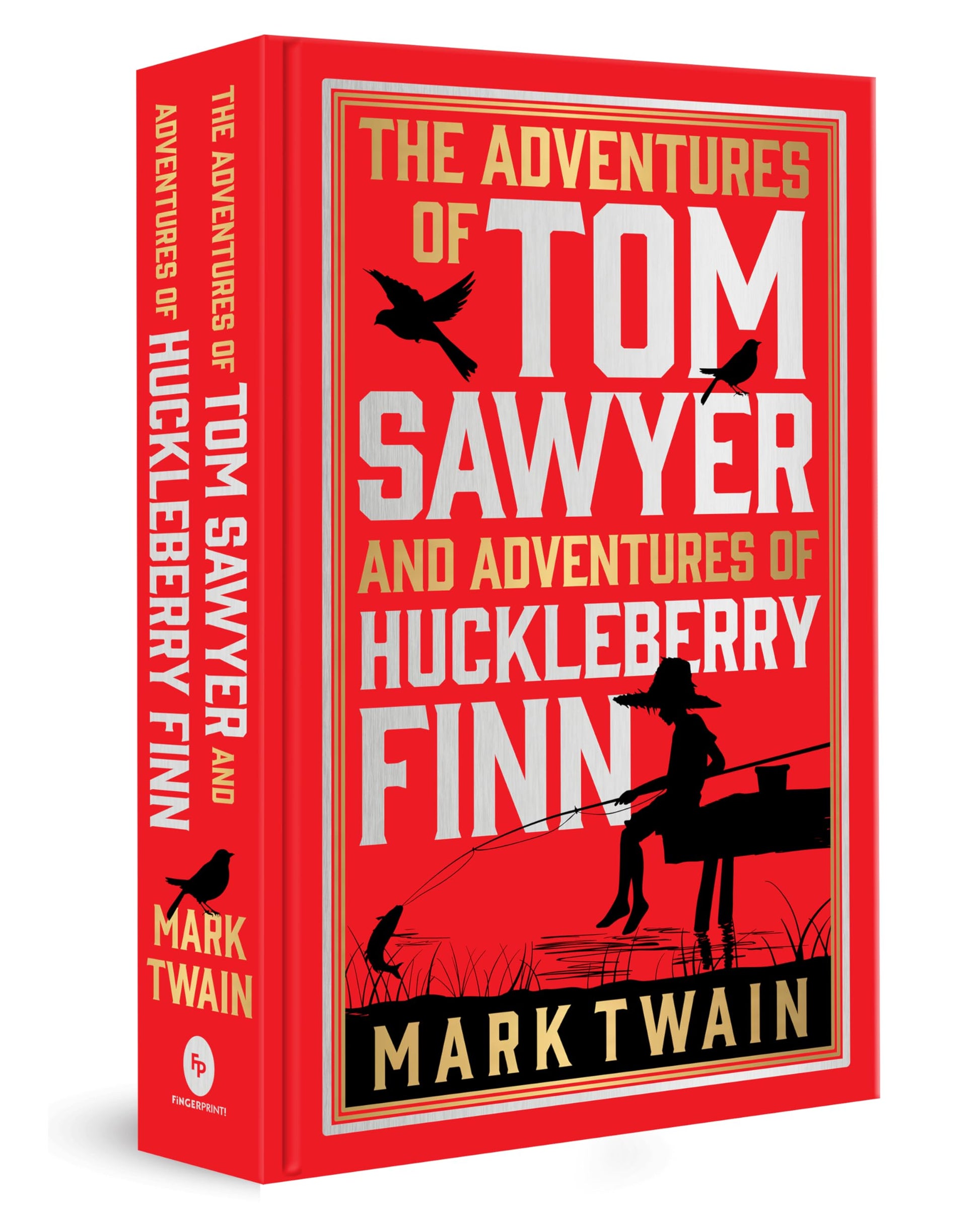 Adventures of Tom Sawyer & Adventures of Huckleberry Finn (Deluxe Hardbound Edition), The (Fingerprint Classics)
