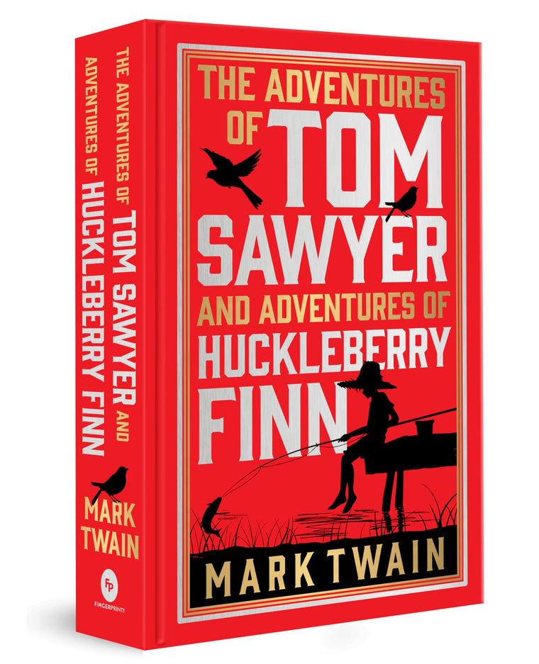 Adventures of Tom Sawyer & Adventures of Huckleberry Finn (Deluxe Hardbound Edition), The (Fingerprint Classics)