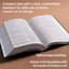 KJV Gift and Award Bible, Black Imitation Leather, KJV Holy Bible, Red Letter, Pure Cambridge Text, Presentation Page, Easy-to-Read Bible MCM Type