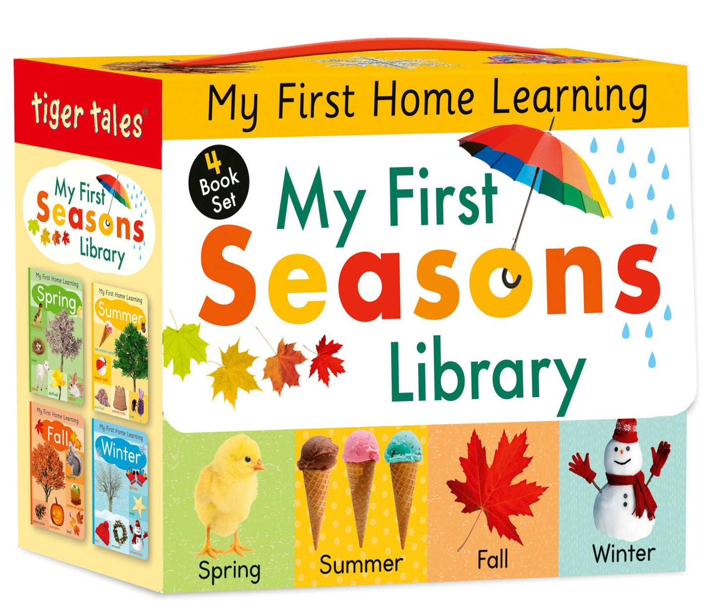 My First Seasons Library 4-Book Boxed Set: Celebrate Spring, Summer, Fall, and Winter! (My First Home Learning)