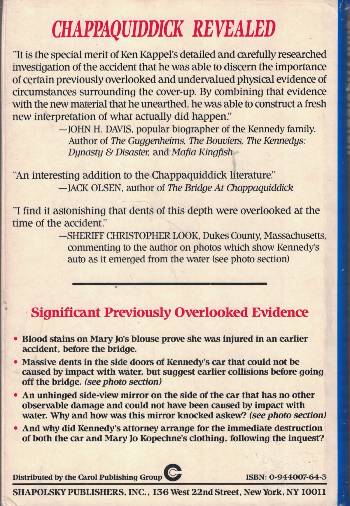 Chappaquiddick Revealed: What Really Happened