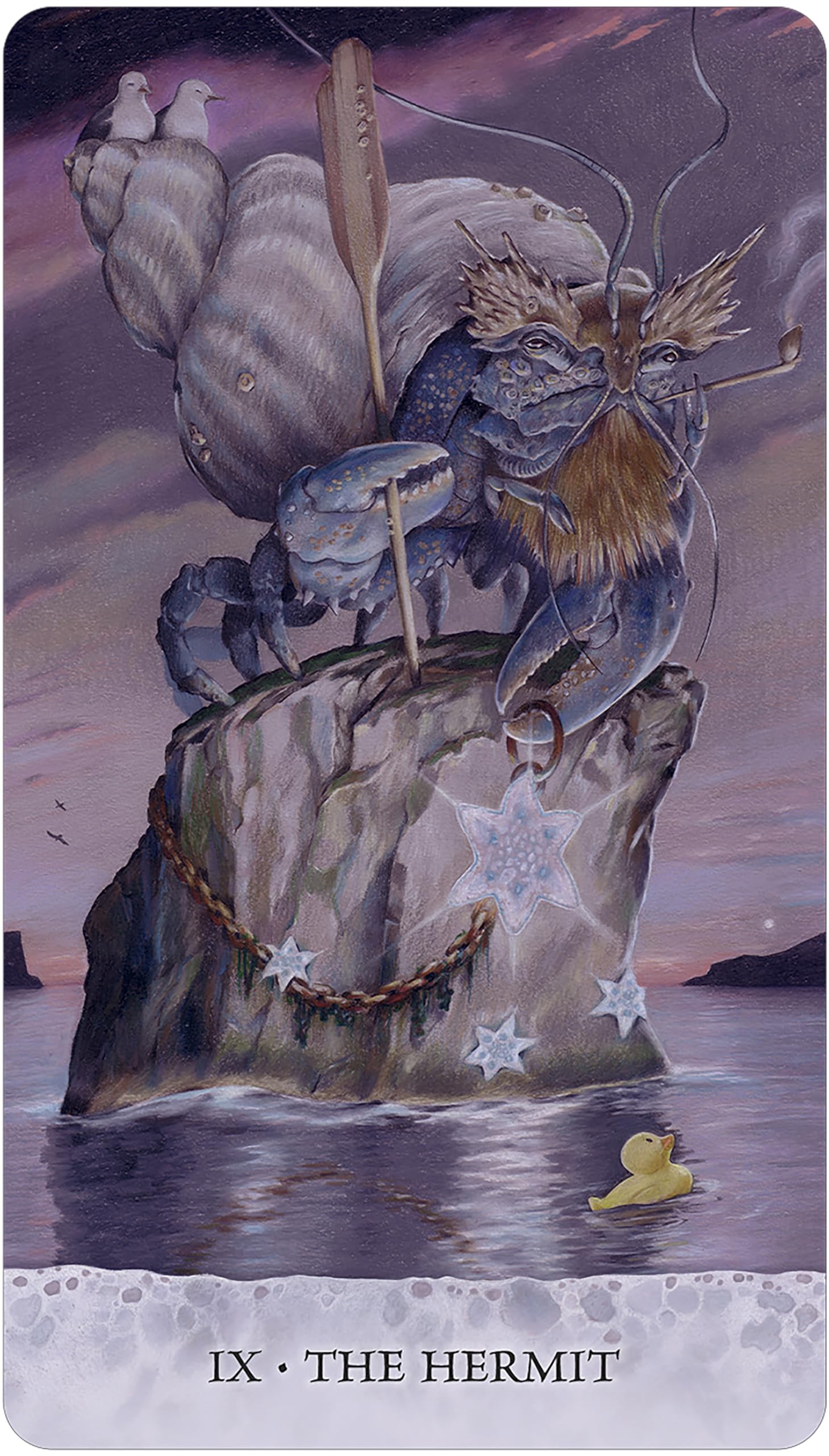 Tarot of Tides: The Adventures of a Duck Named Bob-Unique 78-Card Tarot Deck and 164-Page Guidebook, Imaginative Storytelling, Fantasy Artwork, Toy Duck Heros Journey