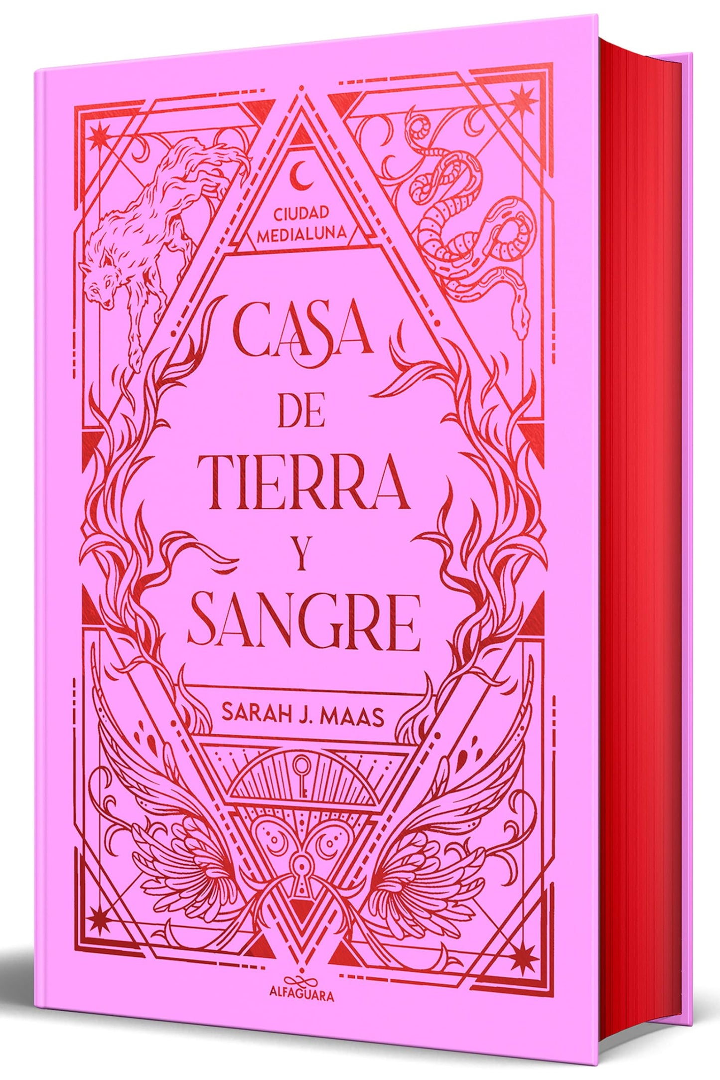 Casa de tierra y sangre (Edicin cantos pintados) / House of Earth and Blood (Sprayed Edges Edition) (CIUDAD MEDIALUNA) (Spanish Edition)