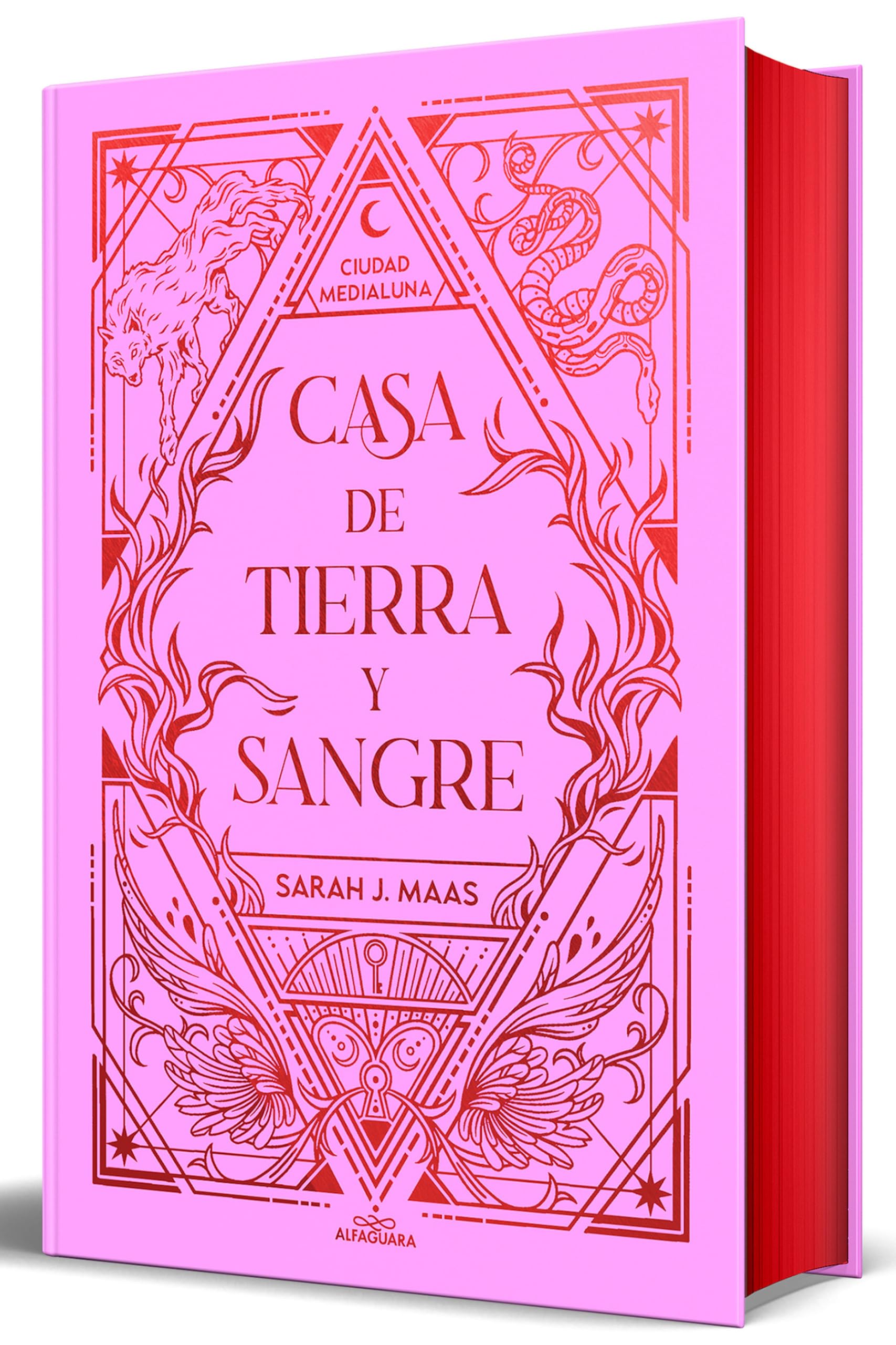 Casa de tierra y sangre (Edicin cantos pintados) / House of Earth and Blood (Sprayed Edges Edition) (CIUDAD MEDIALUNA) (Spanish Edition)