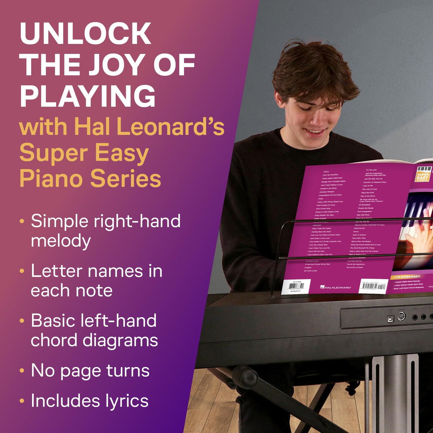 Pop Standards - Super Easy Songbook  Beginner Piano Sheet Music  60 Classic Songs with Simple Right-Hand Melodies and Chords  Easy Piano Arrangements for Kids and Adults