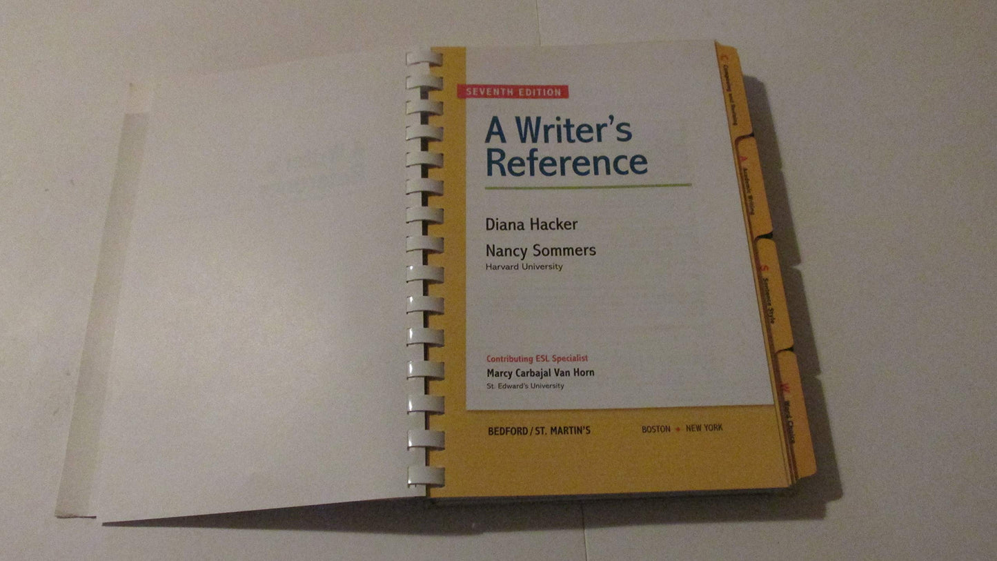 A Writer's Reference