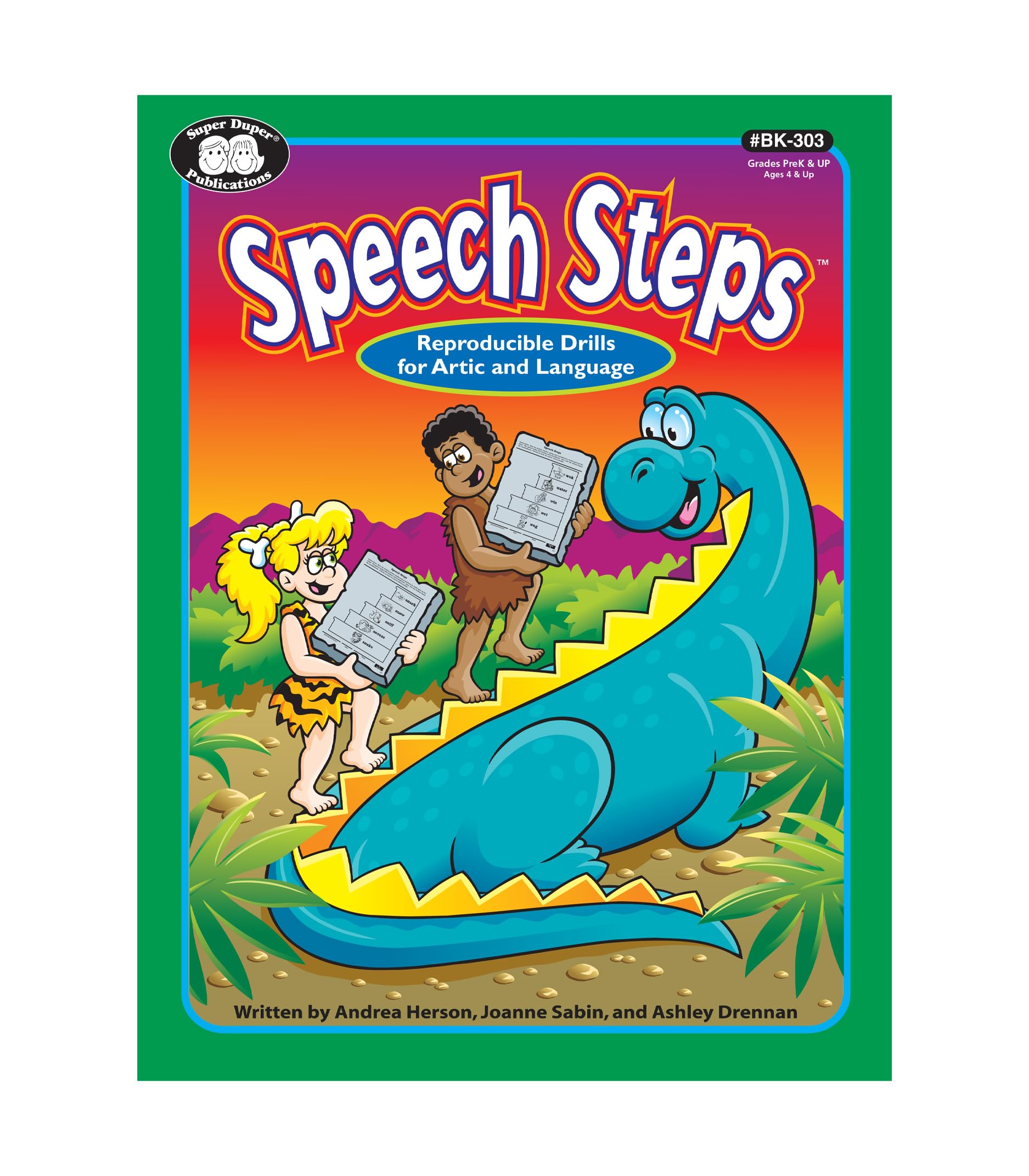 Super Duper Publications  Speech Steps Reproducible Drills for Artic and Language Book  Educational Learning Resource for Children