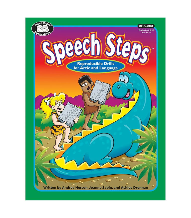 Super Duper Publications  Speech Steps Reproducible Drills for Artic and Language Book  Educational Learning Resource for Children