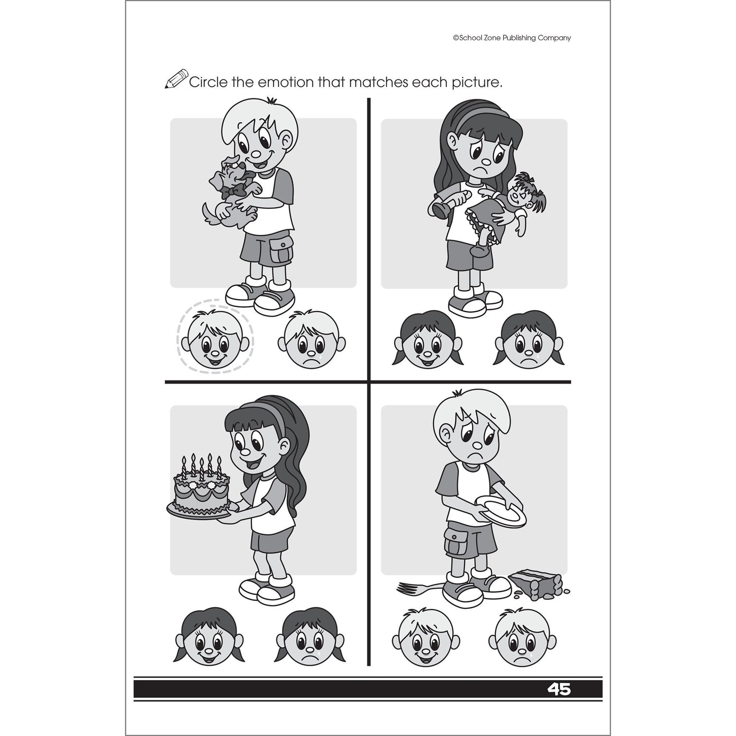 School Zone Get Ready for Preschool Workbook: 48 Pages, Pre-K, Learn ABCs, Numbers, Colors, Counting, Rhyming, Phonics, Patterns, Matching, Ages 3-6 (Little Get Ready! Book Series)