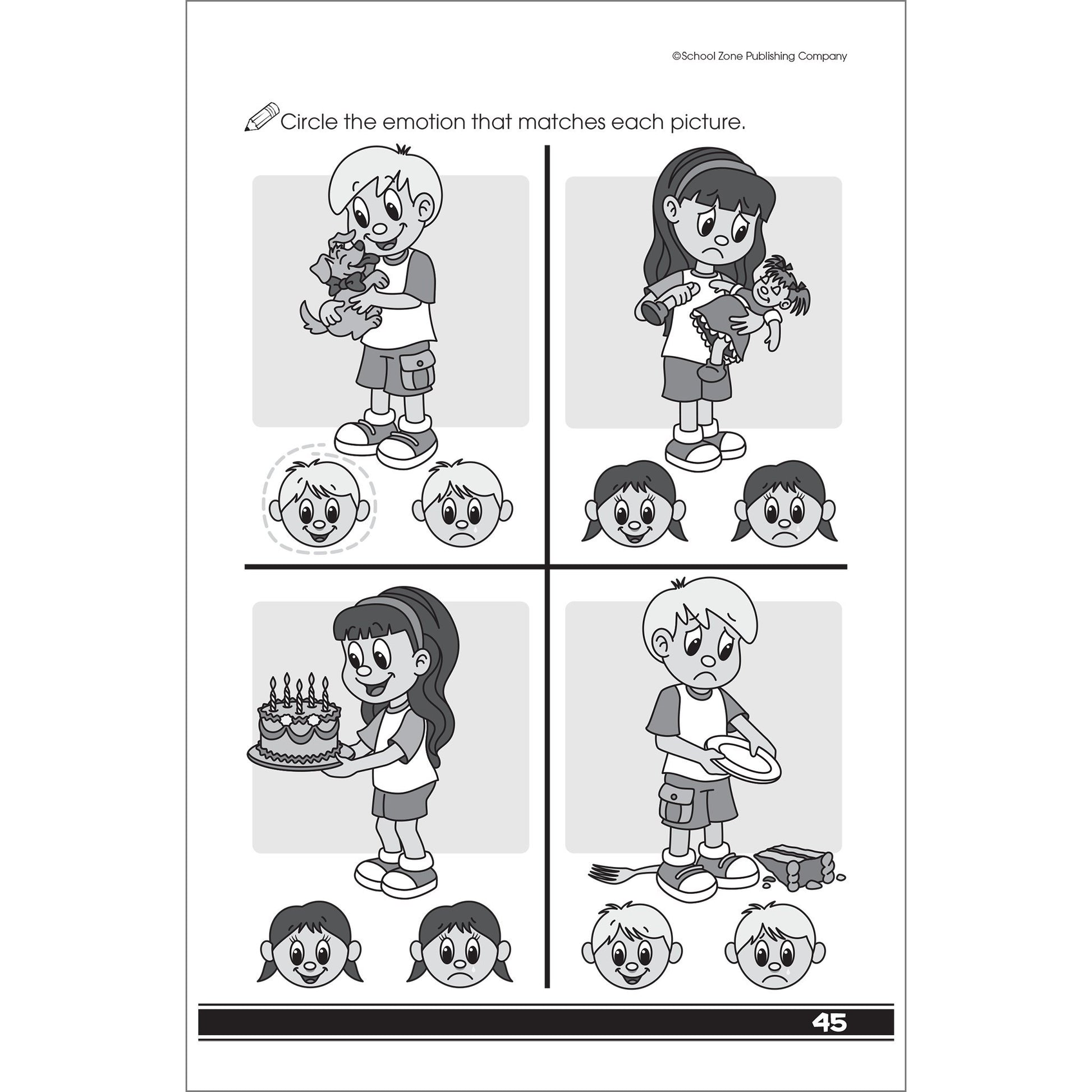 School Zone Get Ready for Preschool Workbook: 48 Pages, Pre-K, Learn ABCs, Numbers, Colors, Counting, Rhyming, Phonics, Patterns, Matching, Ages 3-6 (Little Get Ready! Book Series)