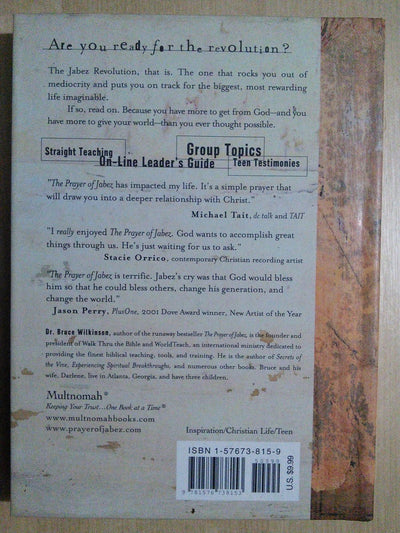 The Prayer of Jabez for Teens (Breakthrough Series)
