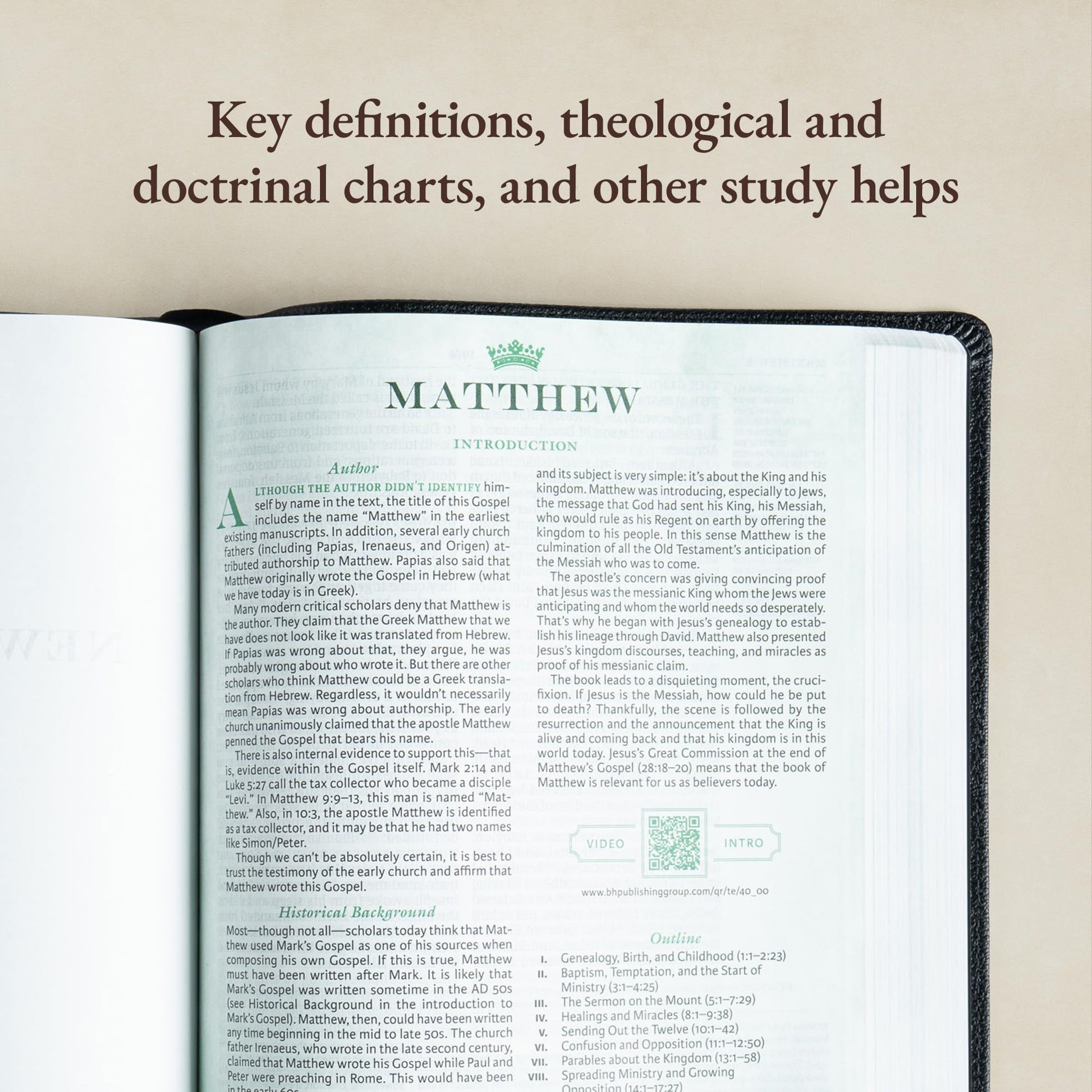 NASB Tony Evans Study Bible, Black Genuine Leather, Indexed, Black Letter, Study Notes and Commentary, Articles, Videos, Charts, Easy-to-Read Bible Karmnina Type