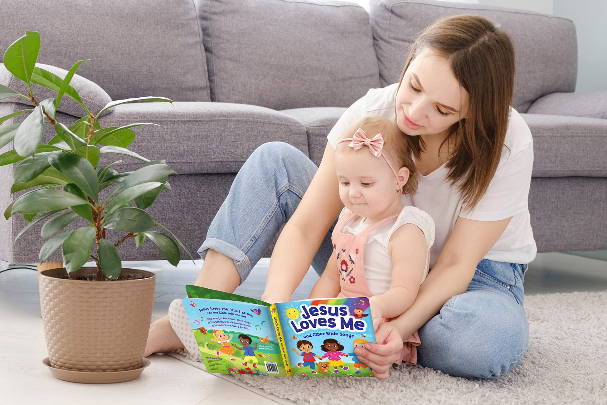Jesus Loves Me and Other Bible Songs - Learn Classic Church Songs for Religious Beginners - Christian Childrens Books Ages 0-3 (Tender Moments Series)