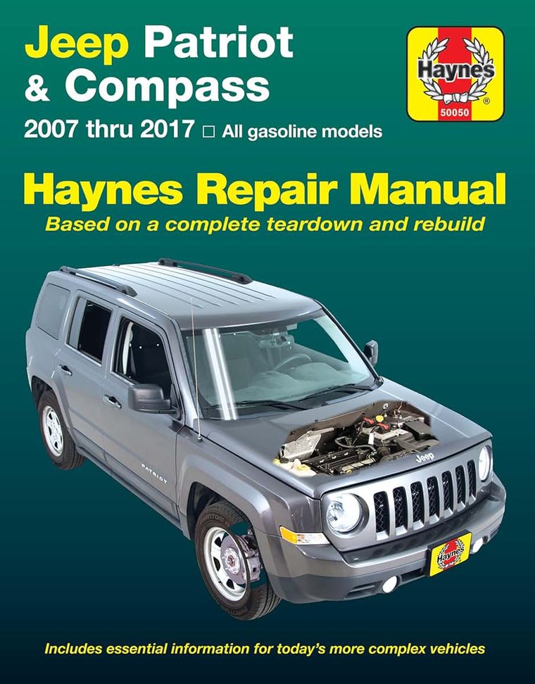 Jeep Patriot & Compass (2007-2017) Haynes Repair Manual (Does Not Include Information Specific to Diesel Engine Models)