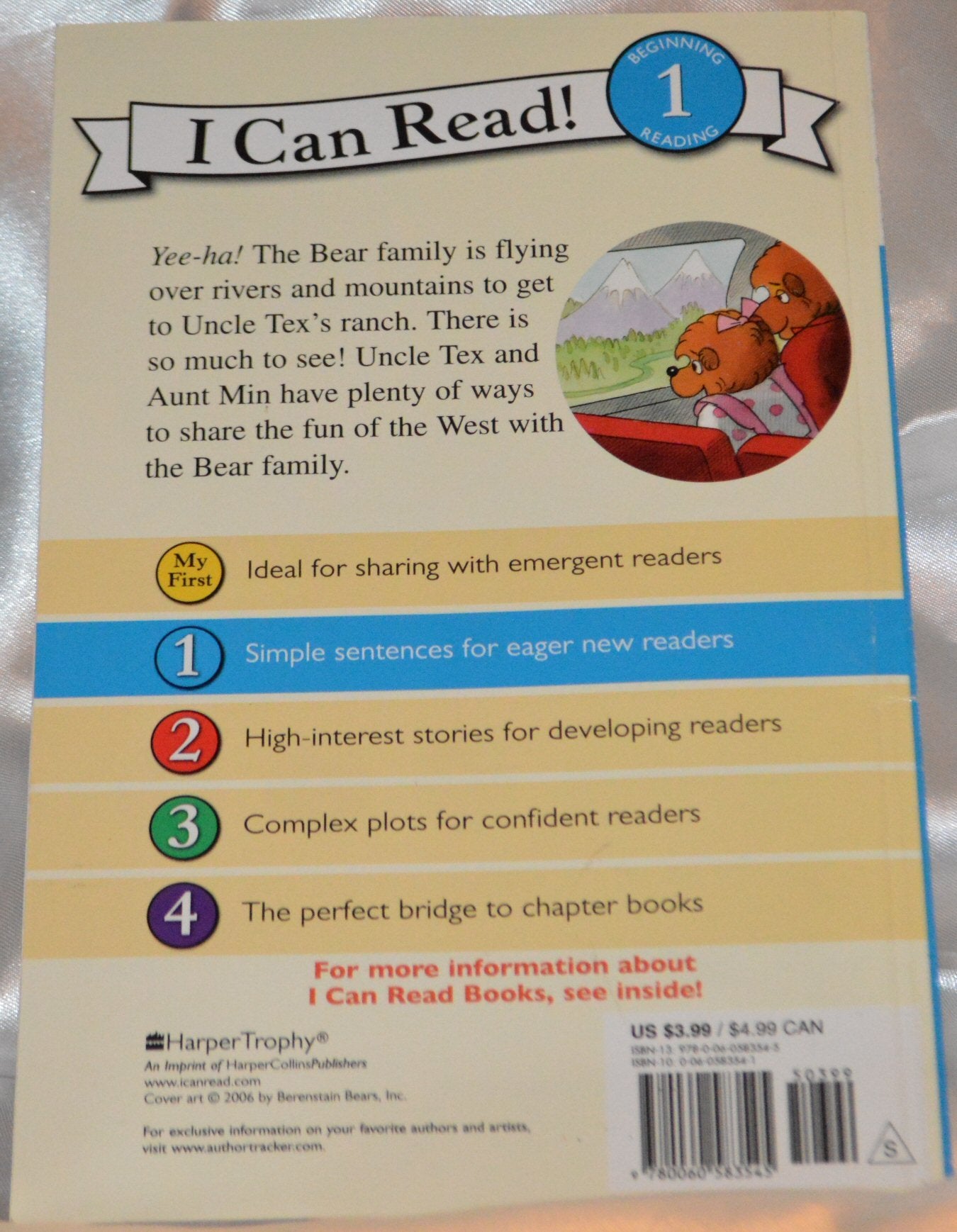 The Berenstain Bears Out West (I Can Read Level 1)