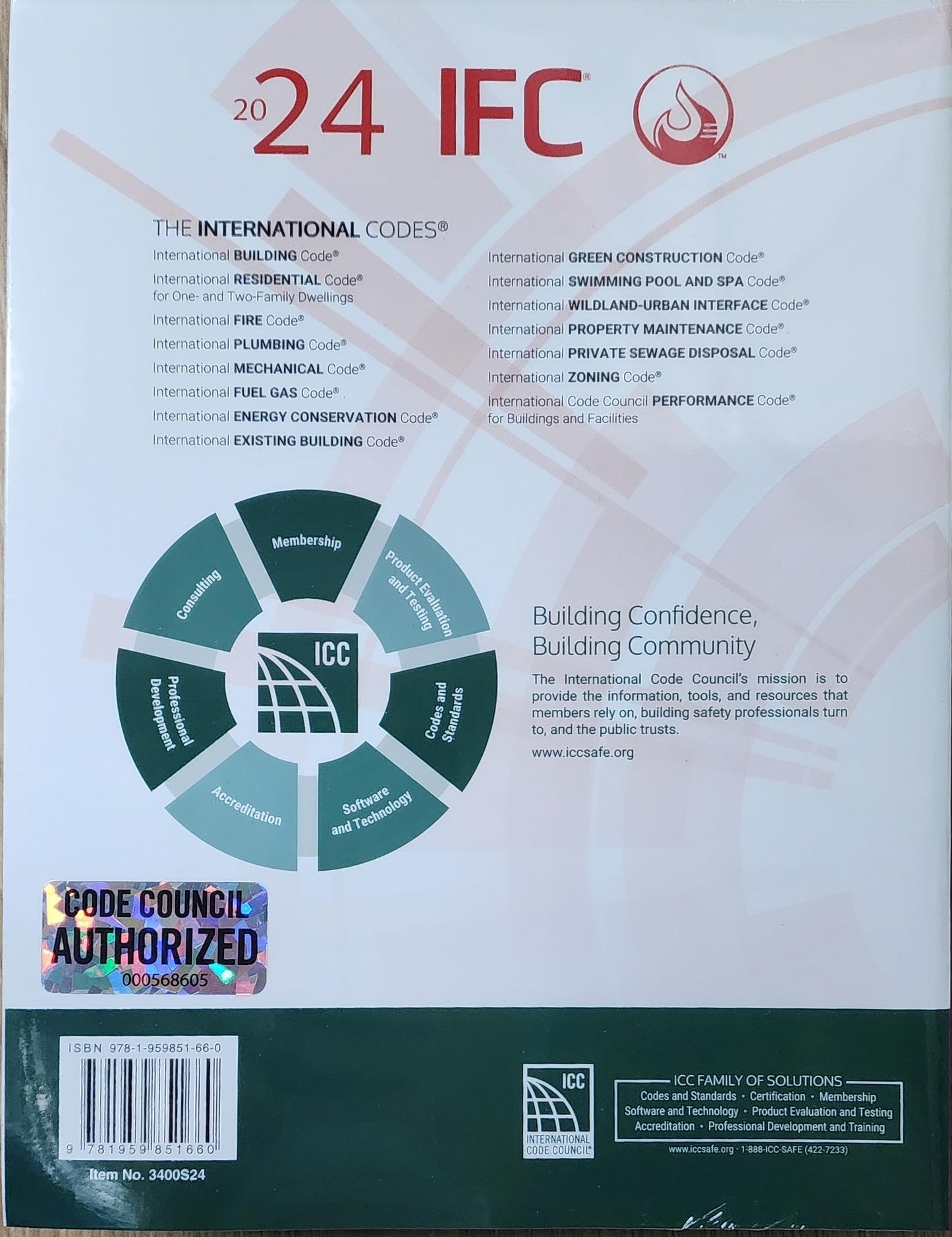 2024 International Fire Code (International Code Council Series)