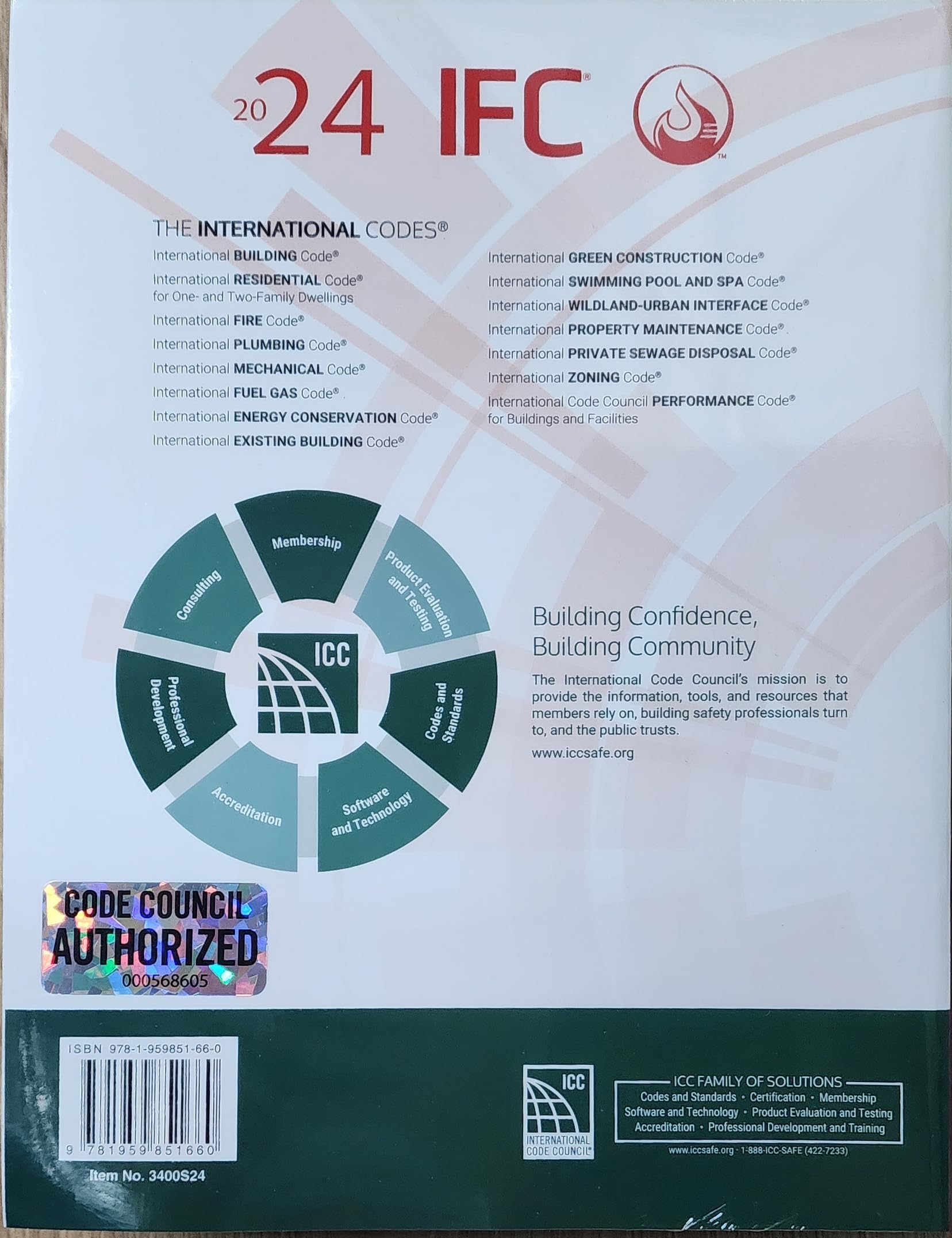 2024 International Fire Code (International Code Council Series)