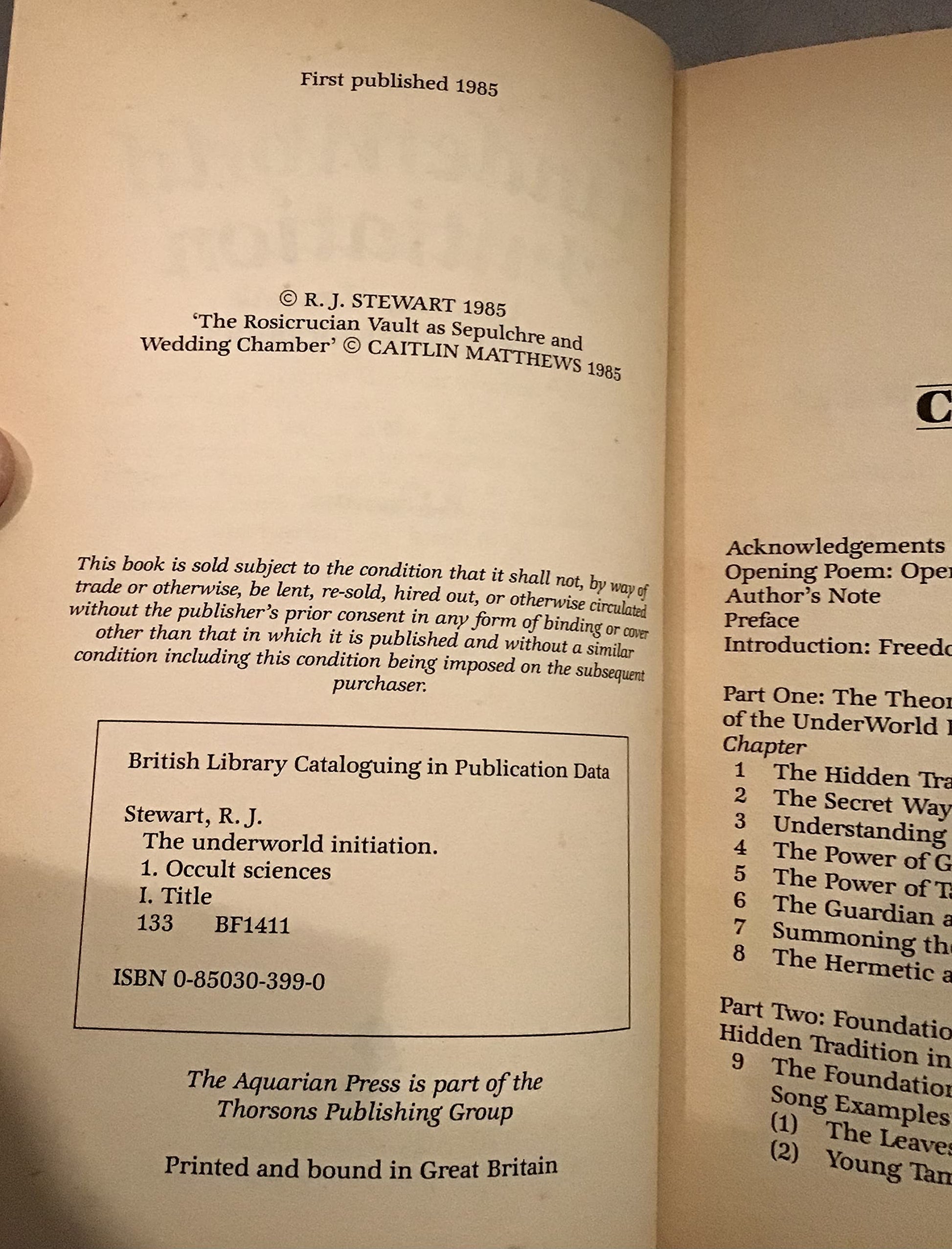 The Underworld Initiation: A Journey Towards Psychic Transformation
