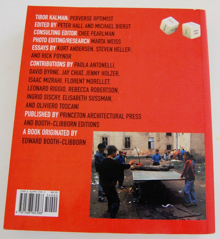 Tibor Kalman, Perverse Optimist — back cover