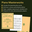 Piano Masterworks - Early Advanced Level - Schirmer's Library Volume 2112  Classical Sheet Music Collection  Piano Songbook for Advanced Players and Music Teachers