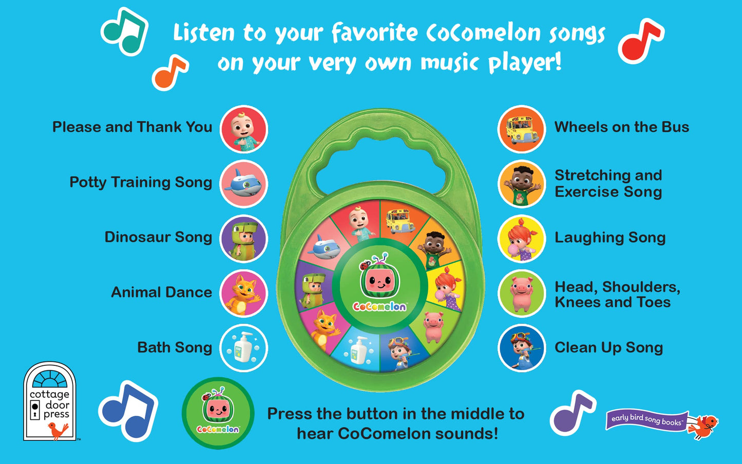 CoComelon Favorite Sing-Along Songs - Children's Deluxe Musical Book
