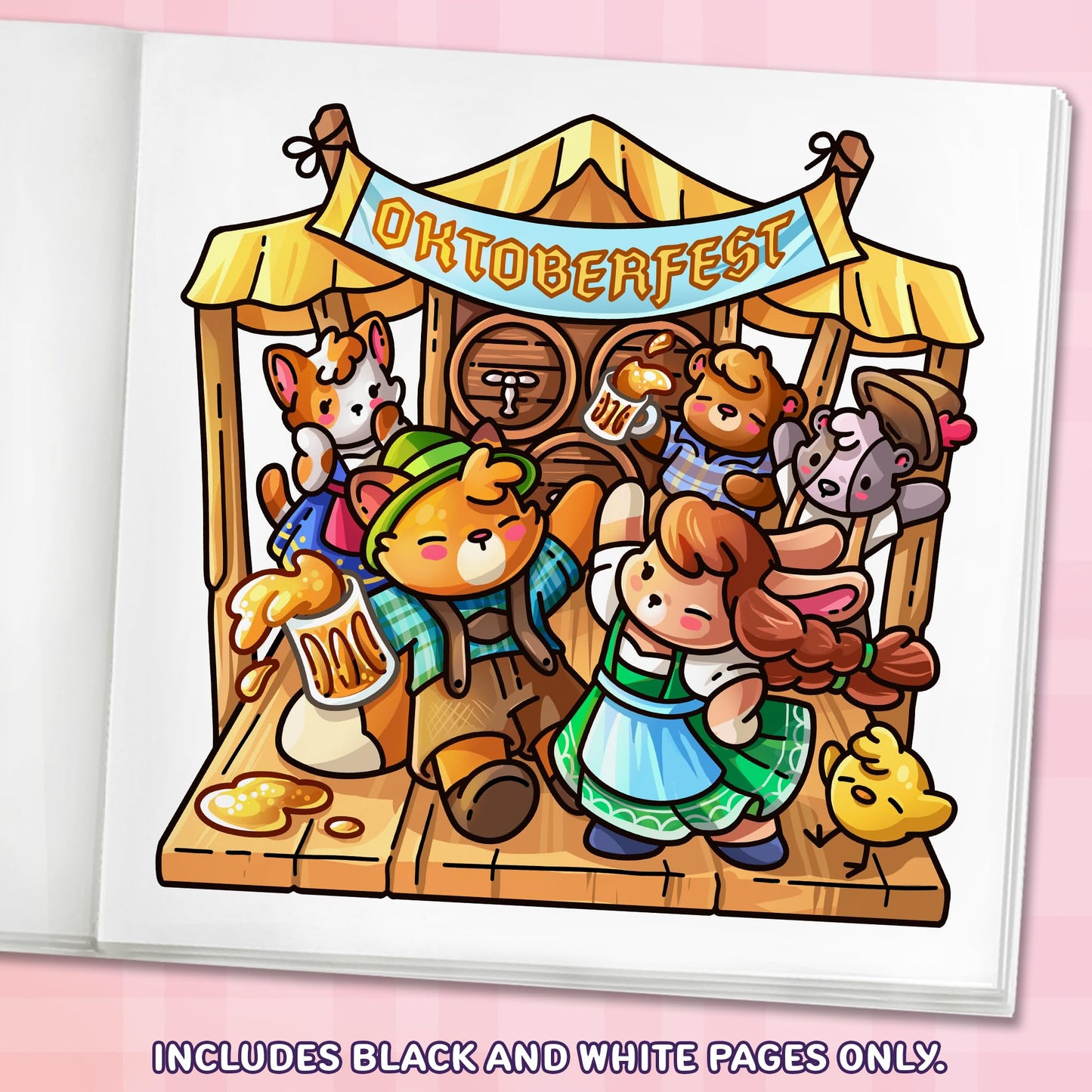 Cozy Europe: Cute Coloring Book for Adults and Teens with Charming Characters and Delightful European Scenes for Relaxation (Cozy Coloring Books)